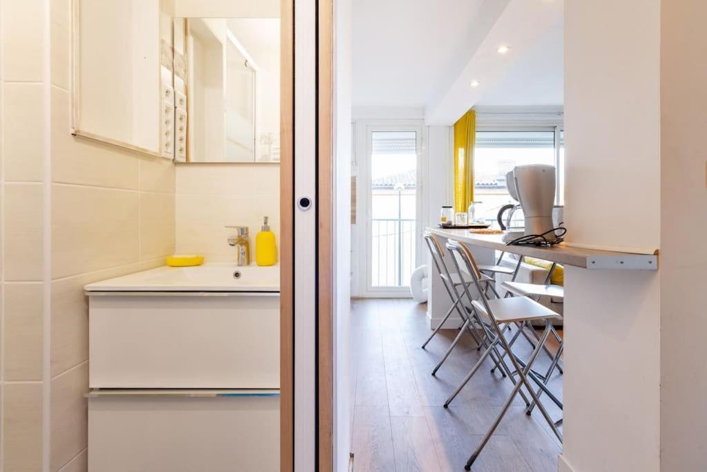 1 Bedroom/Clim/Wifi, St Michel Station Tolosa Esterno foto