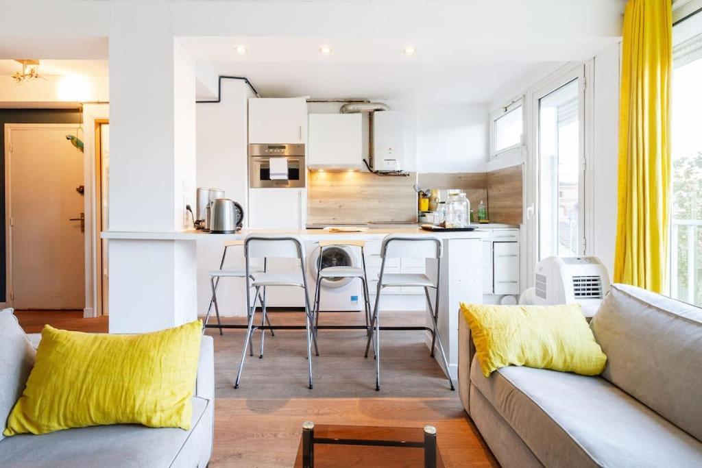1 Bedroom/Clim/Wifi, St Michel Station Tolosa Esterno foto